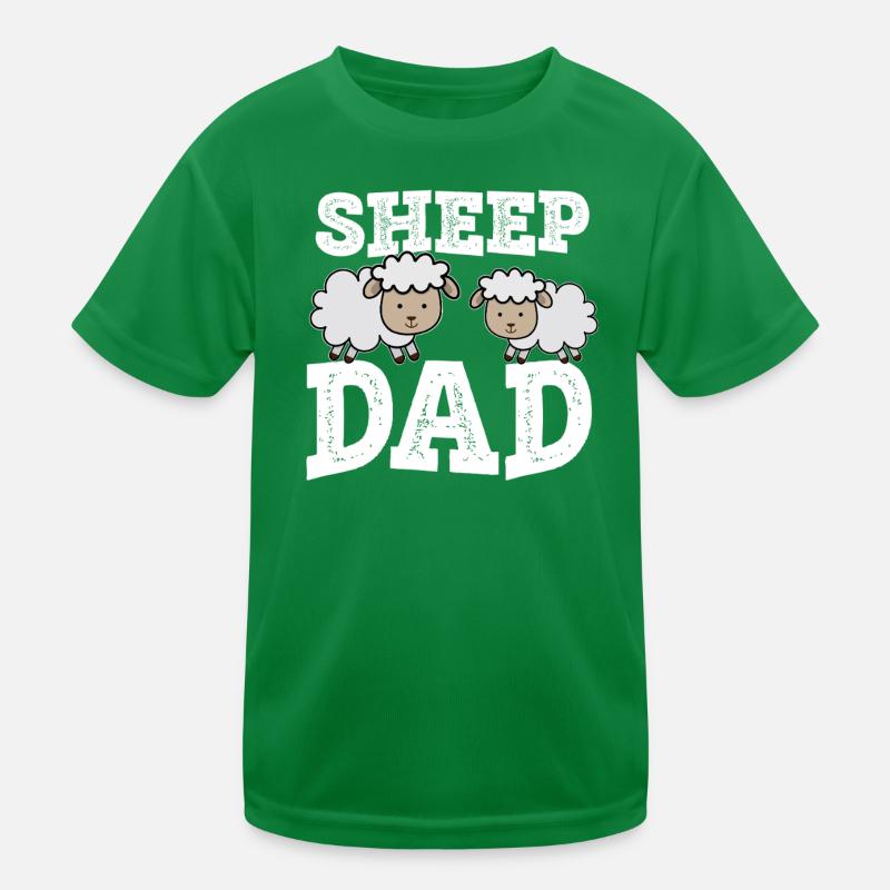 Sheep Dad Kids Functional T-Shirt