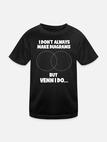 Mathematik Mathe Mathelehrer Mathematiker - Kinder Funktions-T-Shirt - Schwarz