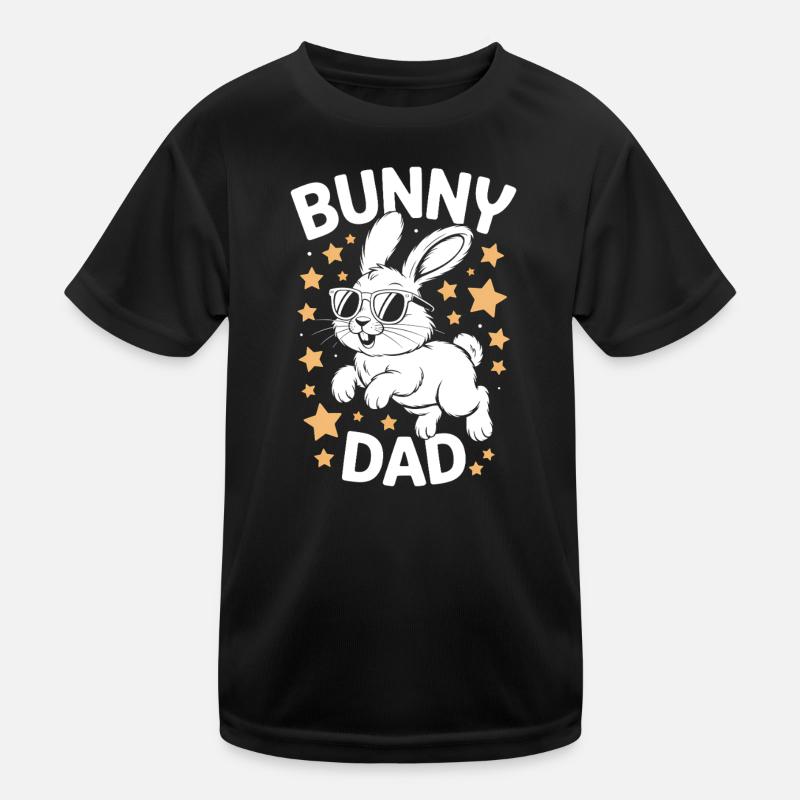 Hasen Spruch Papa Kaninchen Vater Hasen Geschenk Kinder Funktions-T-Shirt