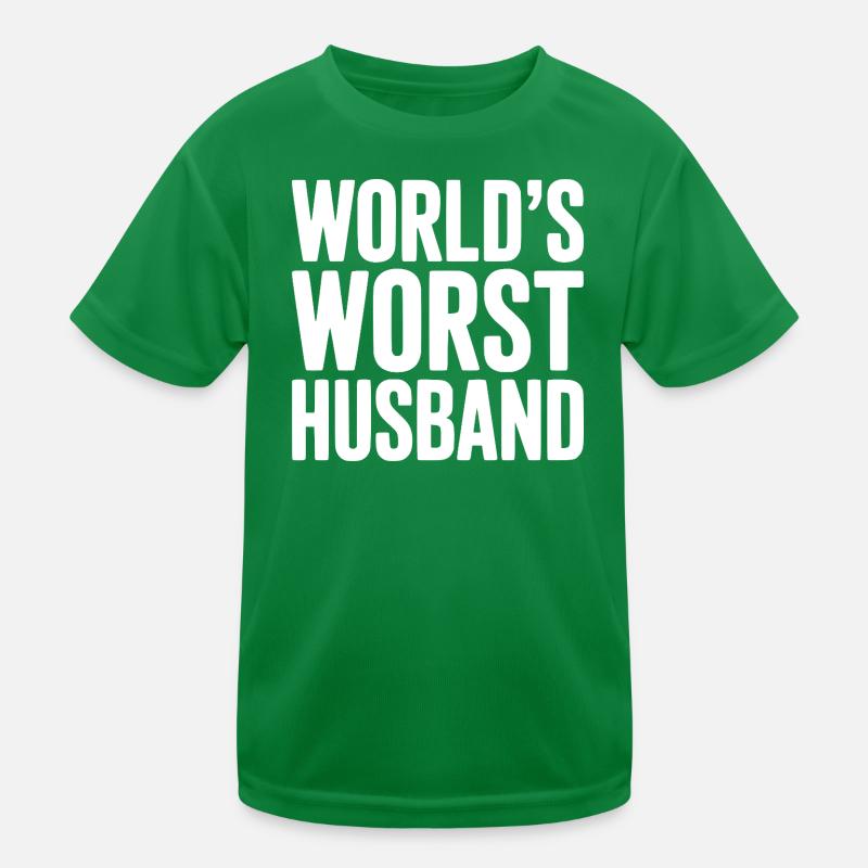 Der schlimmste Ehemann der Welt Kinder Funktions-T-Shirt