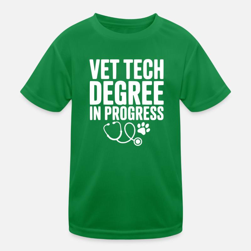 Vet Tech Degree in Progress Kids Functional T-Shirt