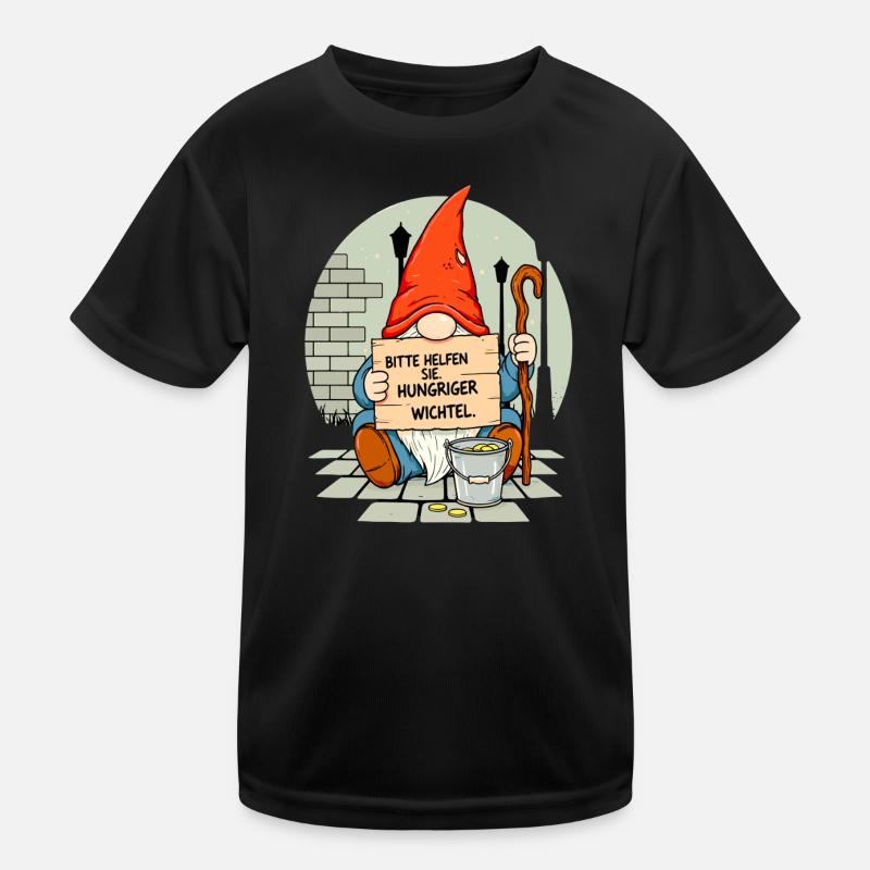 Hungery Gnome | Please help Gnome Kids Functional T-Shirt