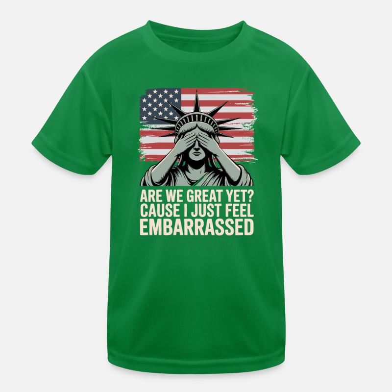 Sommes-nous déjà grands ? Graphique de protestation T-shirt sport Enfant