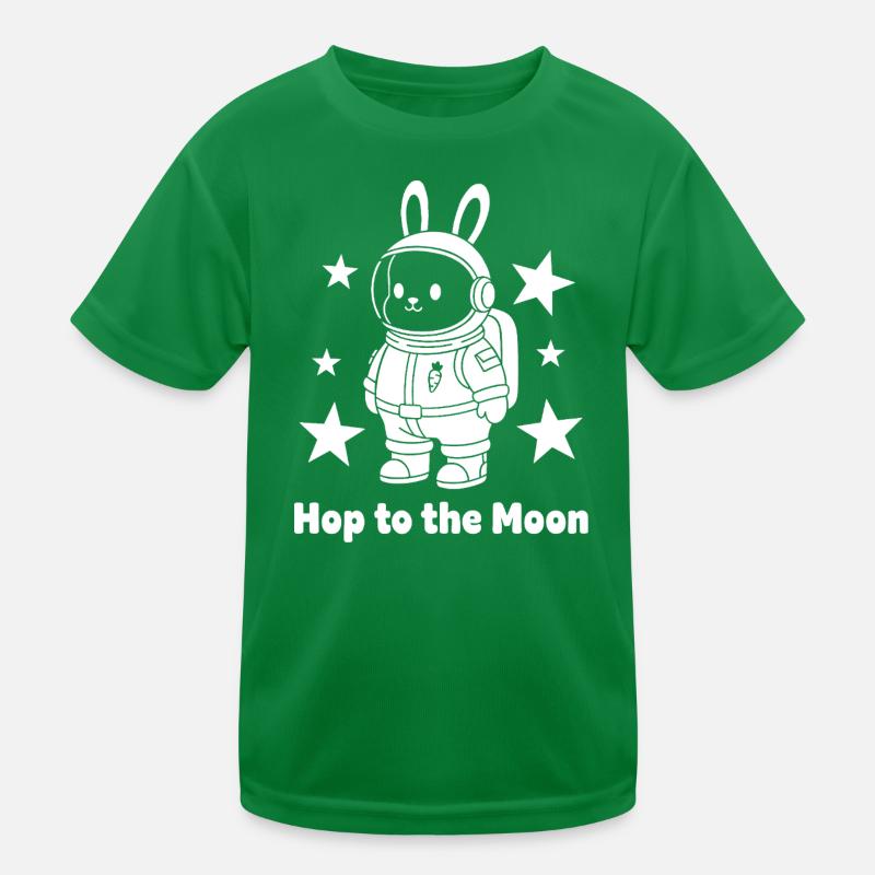 Moonhopper Bunny in Spacesuit Kids Functional T-Shirt