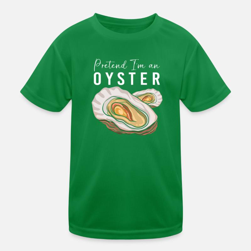 Austern Kinder Funktions-T-Shirt
