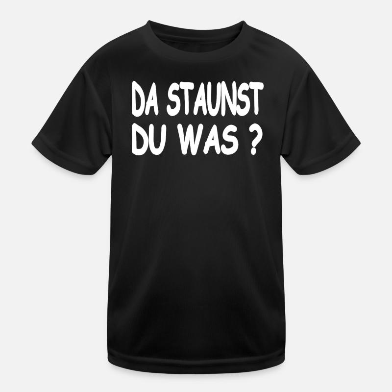 Auto - Kinder Funktions-T-Shirt - Schwarz