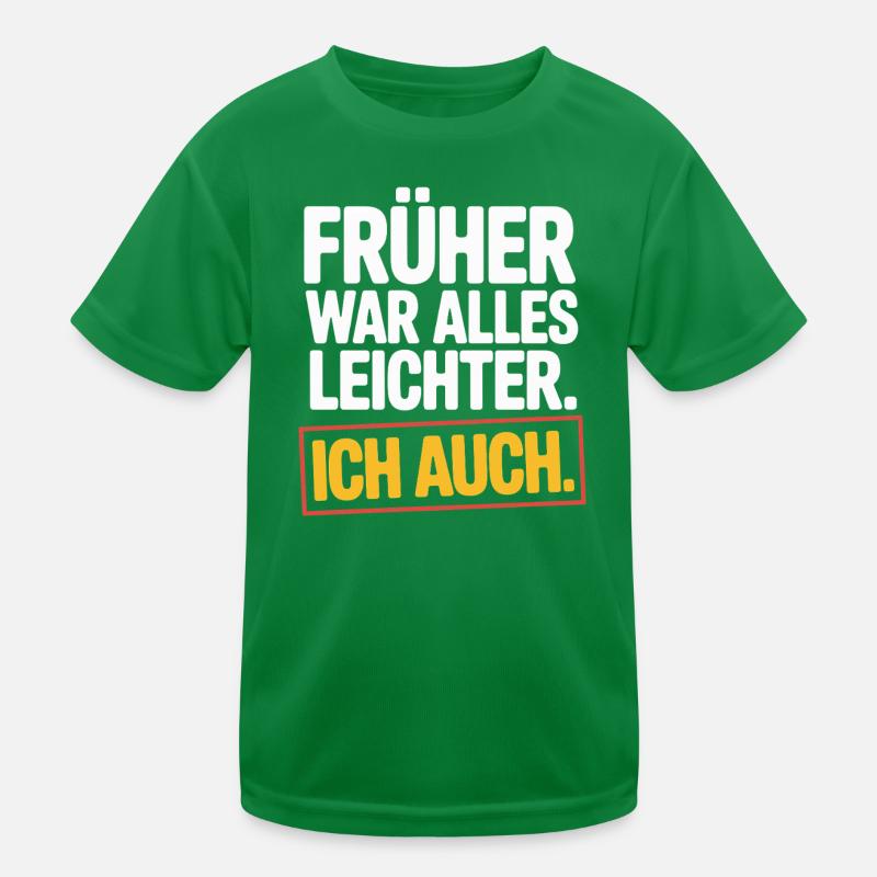 Avant, tout était plus facile, y compris mon 50e anniversaire T-shirt sport Enfant