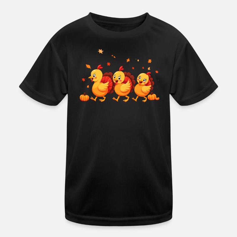 Bébé dinde de Thanksgiving T-shirt sport Enfant