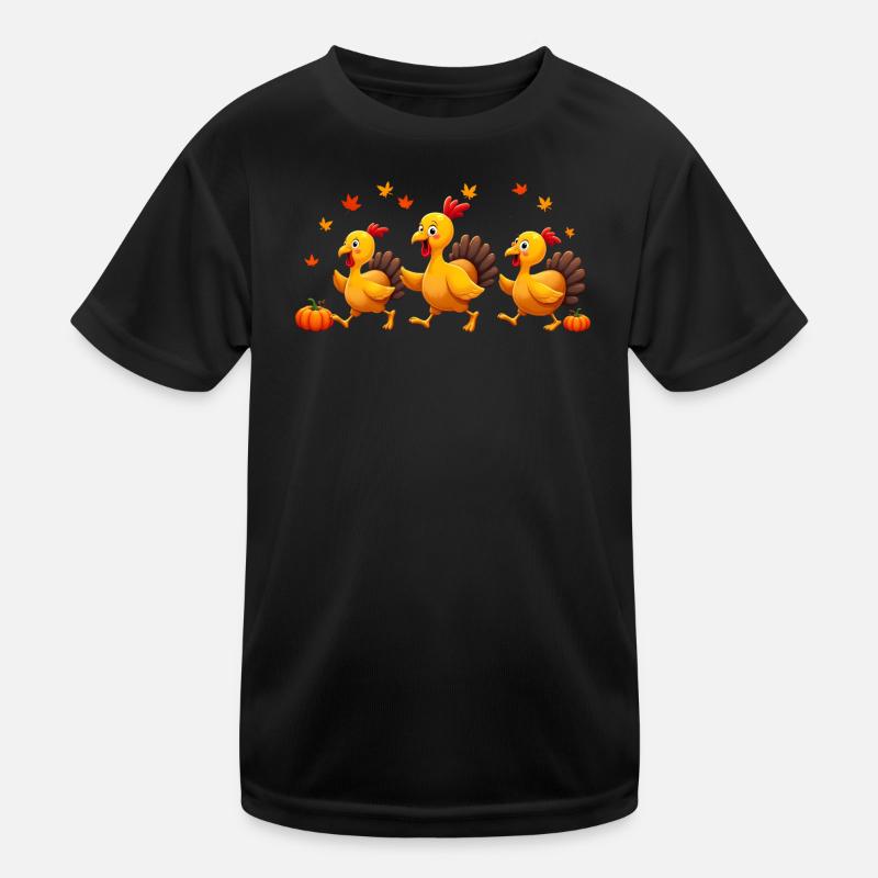 Bébé dinde de Thanksgiving T-shirt sport Enfant