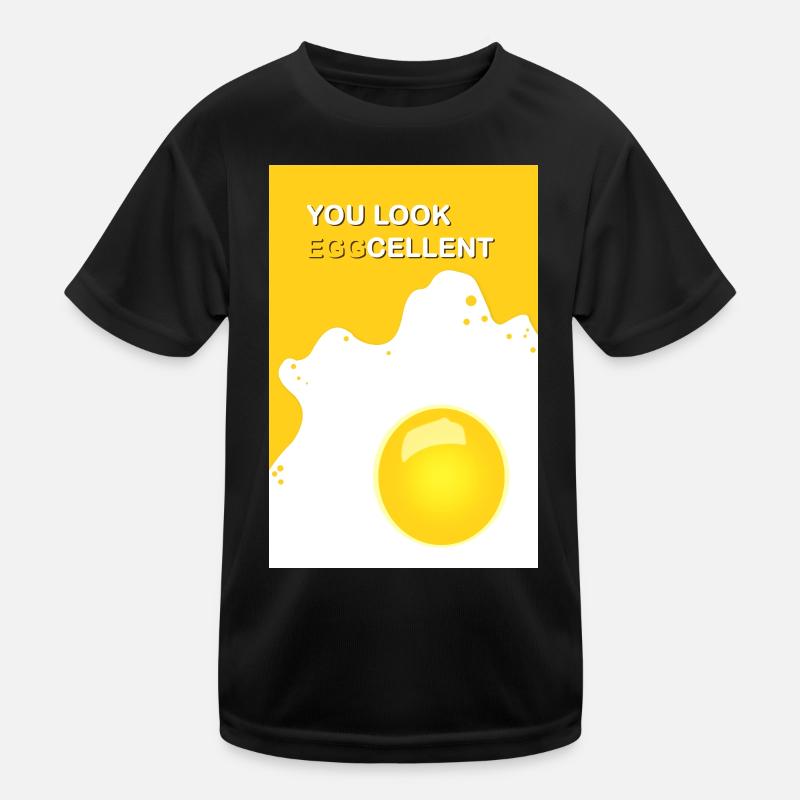 You look eggcellent Kinder Funktions-T-Shirt