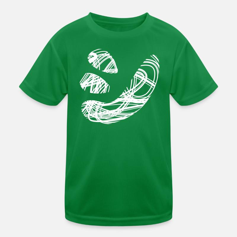 Japanese text 'シ' (shi) pattern Kids Functional T-Shirt