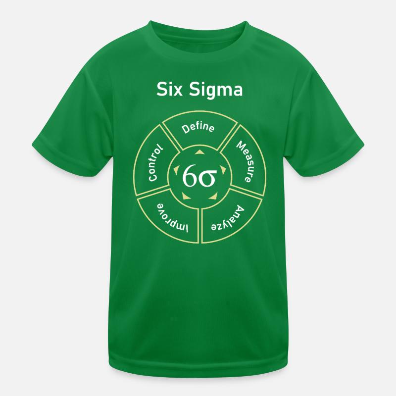 Six Sigma Process Define Measure Kids Functional T-Shirt