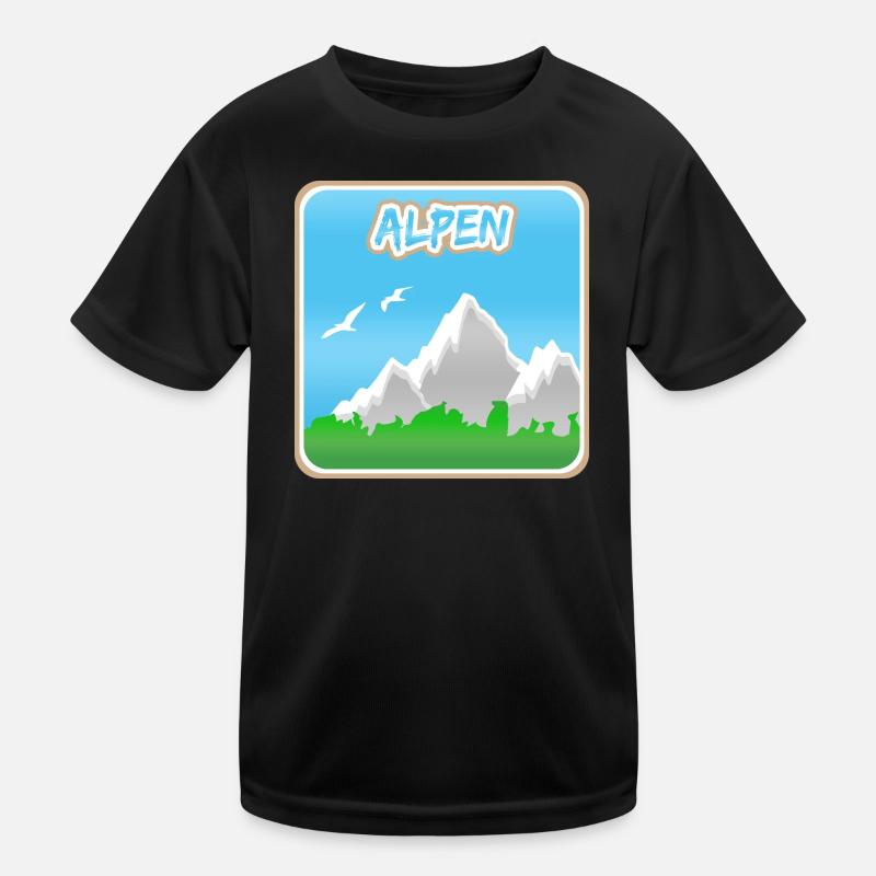 Alpinisme Alpes T-shirt sport Enfant