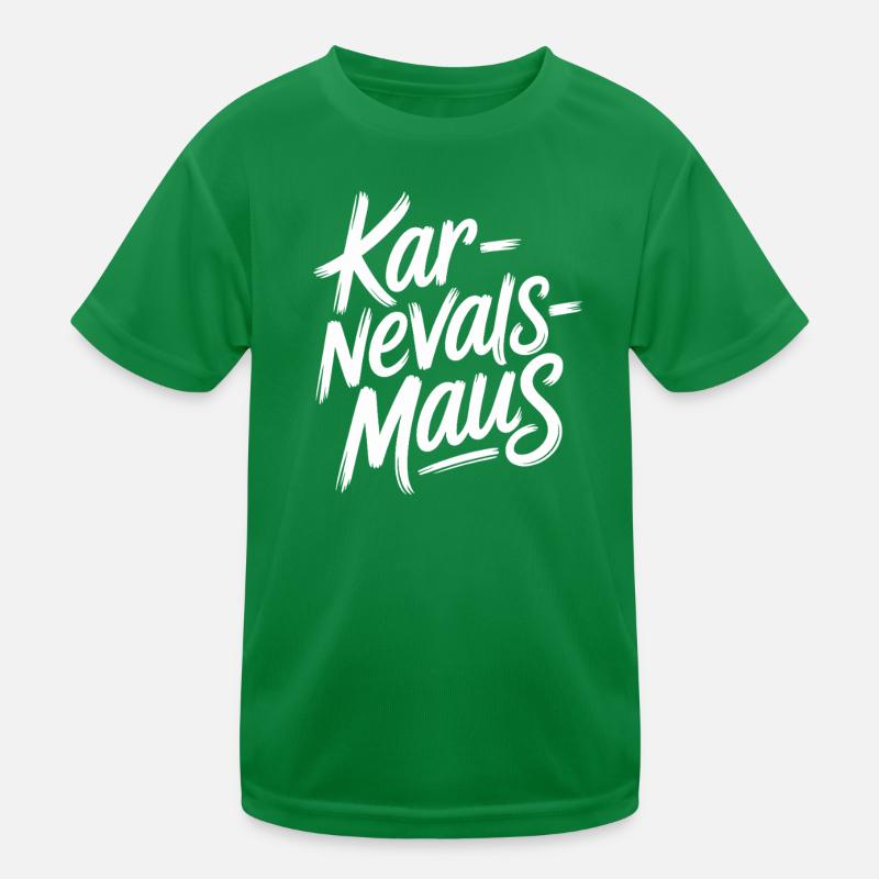 Karnevalsmaus Karneval Köln Kölner Karnevals Maus Kinder Funktions-T-Shirt