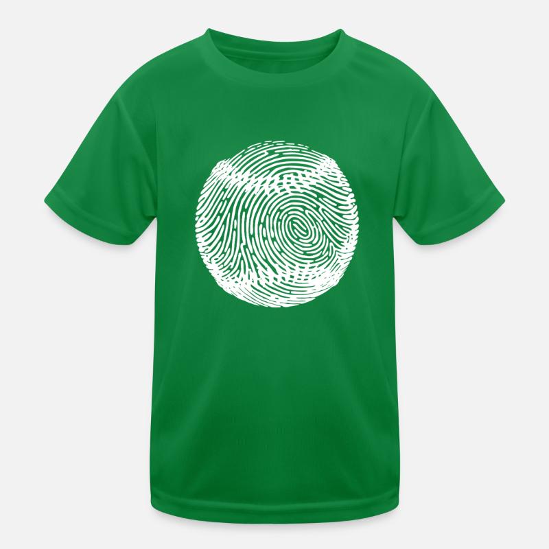 Baseball Player Artwork Kids Functional T-Shirt