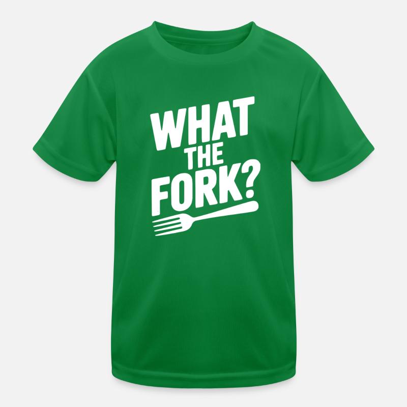 Was ist die Gabel? Kinder Funktions-T-Shirt