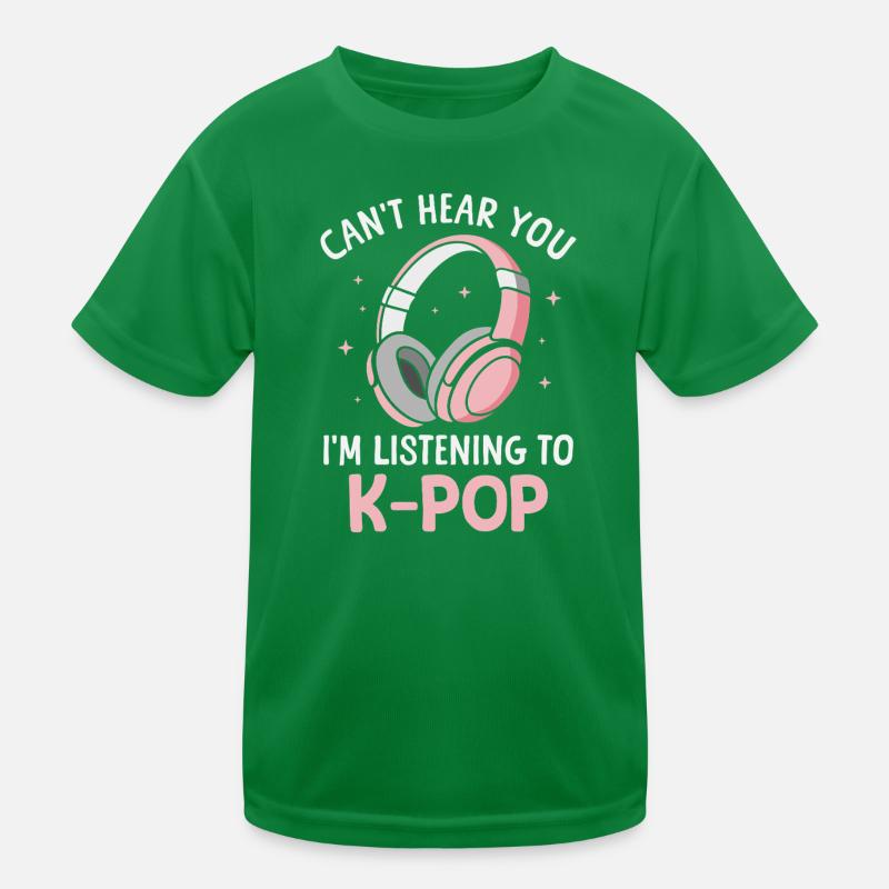 K-Pop Musique pop coréenne Musique pop coréenne T-shirt sport Enfant