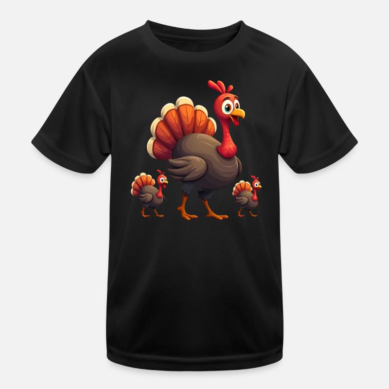 Bébé dinde de Thanksgiving T-shirt sport Enfant