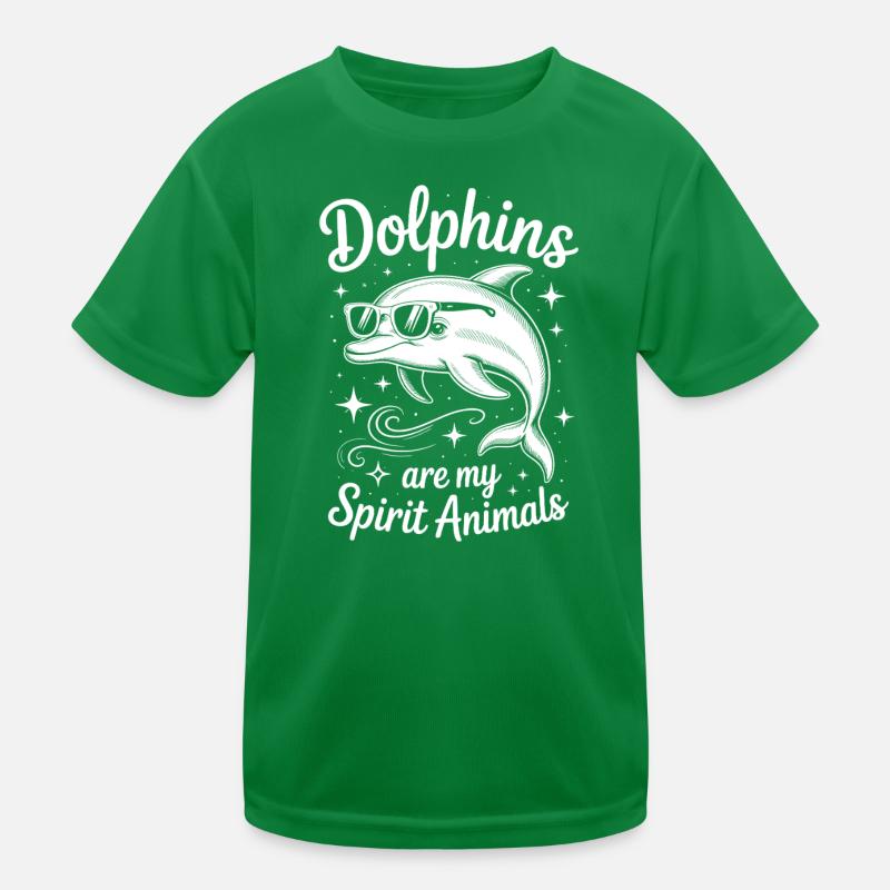 Delfin Spruch Delfine Lustiges Delfin Geschenk Kinder Funktions-T-Shirt