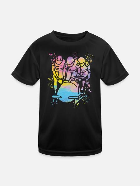 Bob Team Brakeman Bob - Kids Functional T-Shirt - black - Front