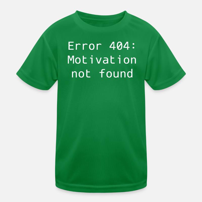 Fehler 404: Motivation nicht gefunden Kinder Funktions-T-Shirt