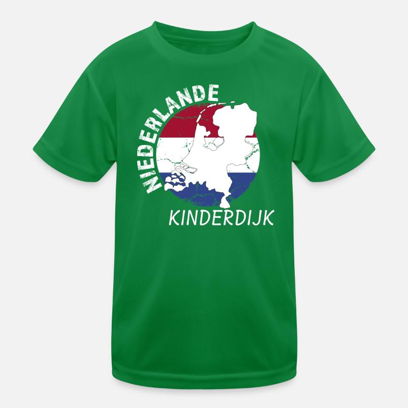 Kinderdijk Kinder Funktions-T-Shirt