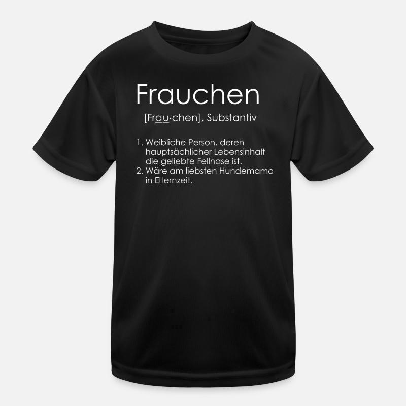 Frauchen Kinder Funktions-T-Shirt