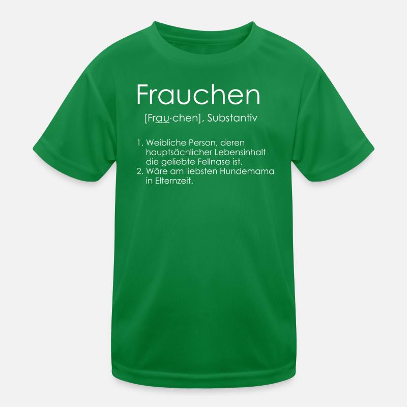 Frauchen Kinder Funktions-T-Shirt