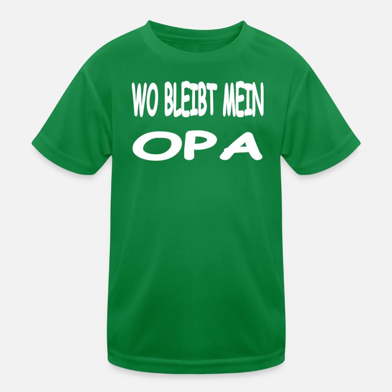 Opa Kinder Funktions-T-Shirt