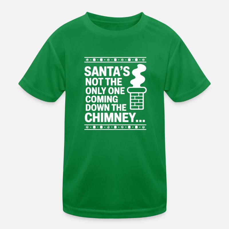 Pas la seule cheminée du Père Noël T-shirt sport Enfant