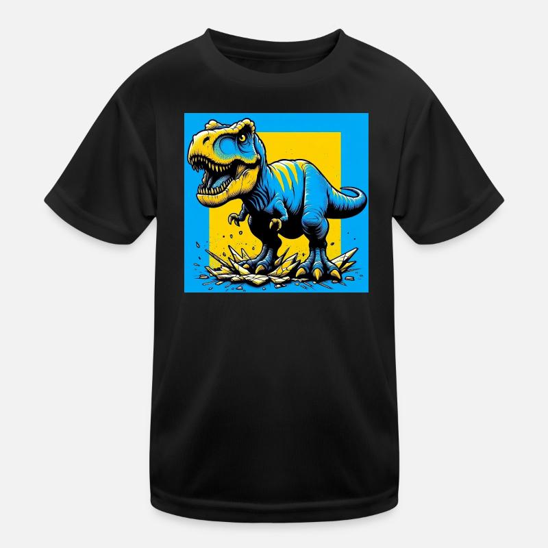 Dinosaurier Kinder Funktions-T-Shirt