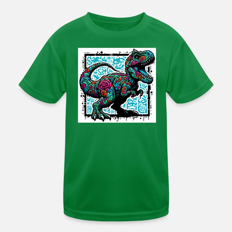 Dinosaurier Kinder Funktions-T-Shirt
