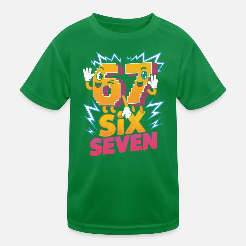 Six Seven Conception de personnages de dessins animés T-shirt sport Enfant