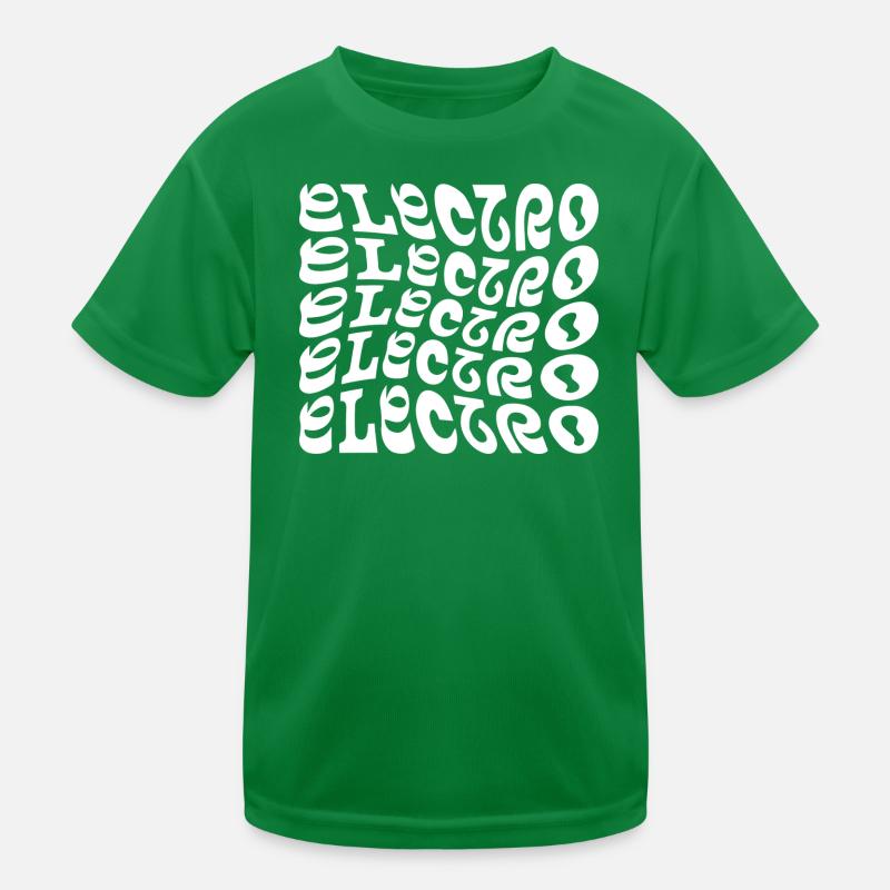Conception de logo de musique électro T-shirt sport Enfant