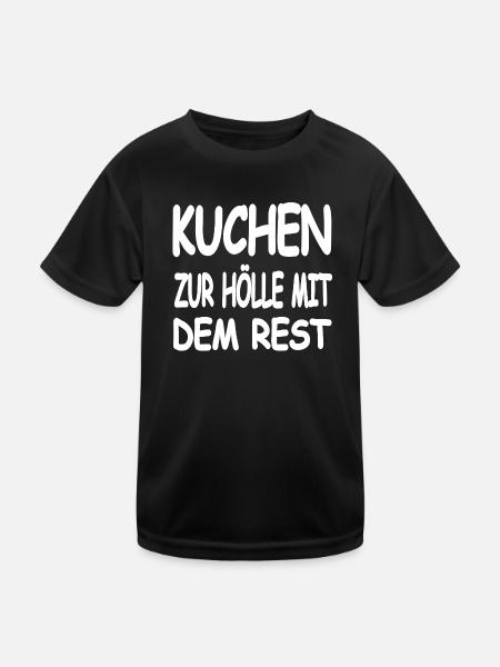Cake - Kids Functional T-Shirt - black - Front