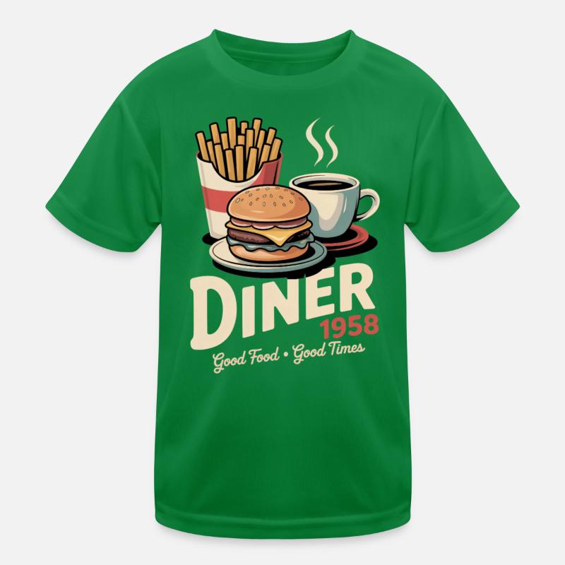 Dinner 1958 Kids Functional T-Shirt