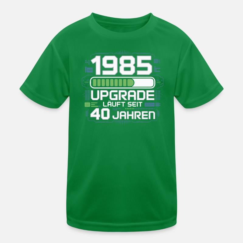 1985 Upgrade Jubiläum Kinder Funktions-T-Shirt