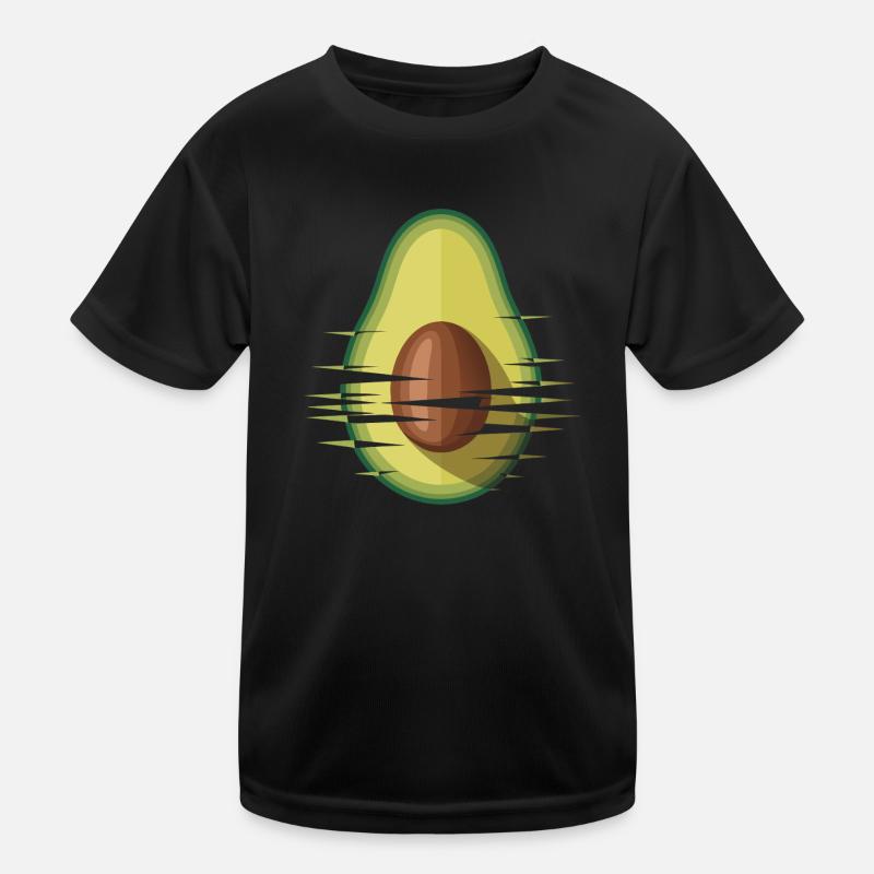 Graphique Avocado Glitch T-shirt sport Enfant