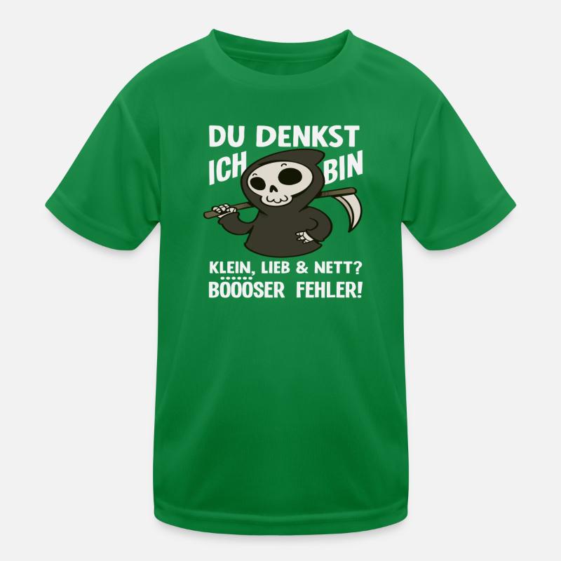 Böser Fehler Kleine Sensenmann Kinder Funktions-T-Shirt