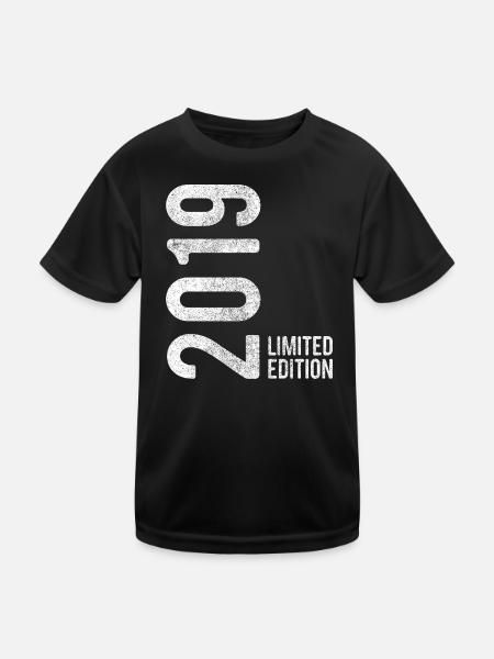 ENFANTS 6 ANS 6ÈME ANNIVERSAIRE ÉDITION LIMITÉE 2019 - T-shirt sport Enfant - noir - Devant
