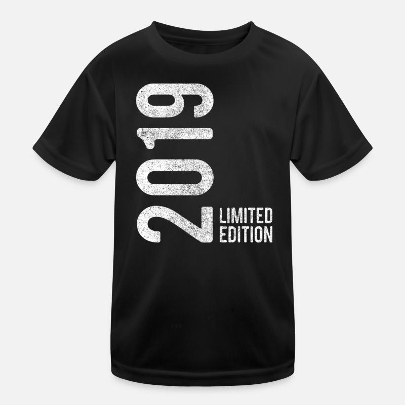 Kinder 6 JAHRE 6. GEBURTSTAG LIMITED EDITION 2019 Kinder Funktions-T-Shirt