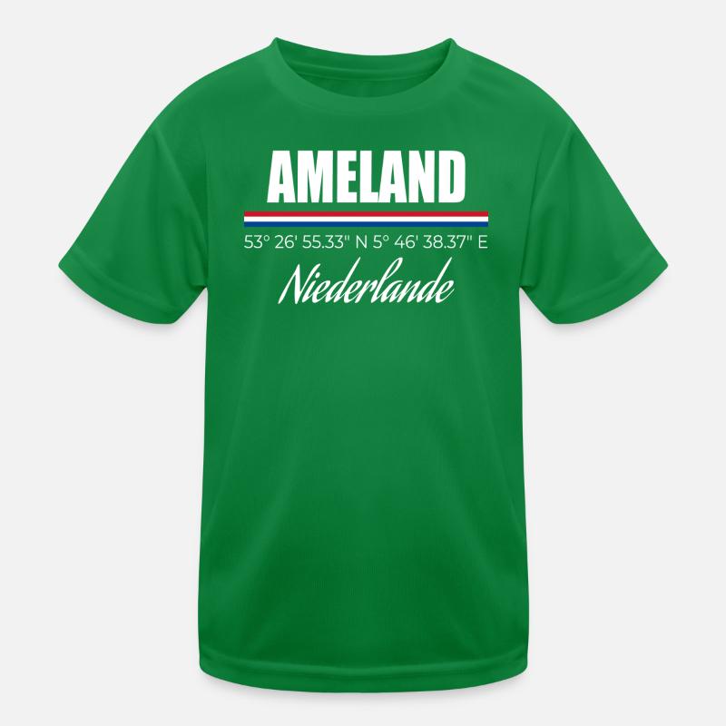 Ameland Kinder Funktions-T-Shirt