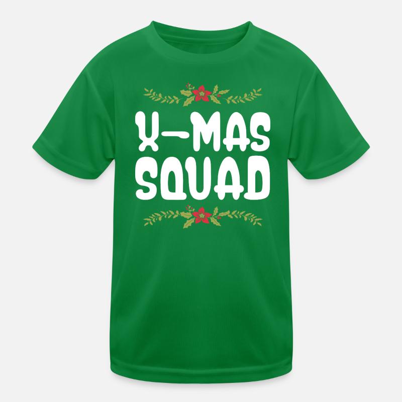 X-Mas Squad Kids Functional T-Shirt