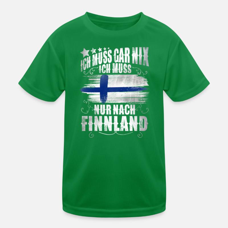Finland Kids Functional T-Shirt