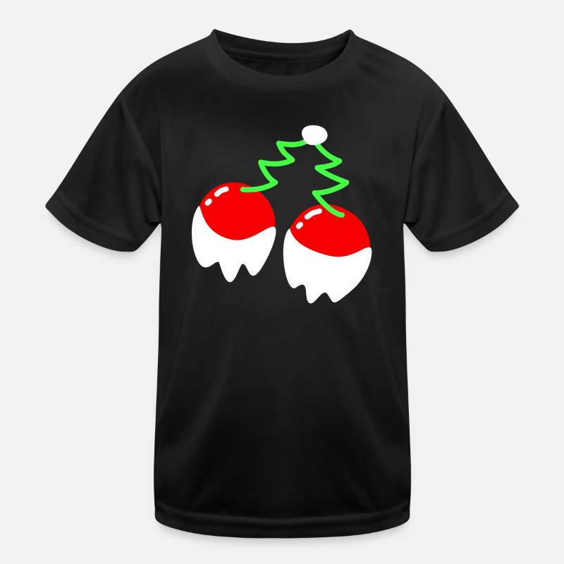 Kirsche – Weihnachten Kinder Funktions-T-Shirt