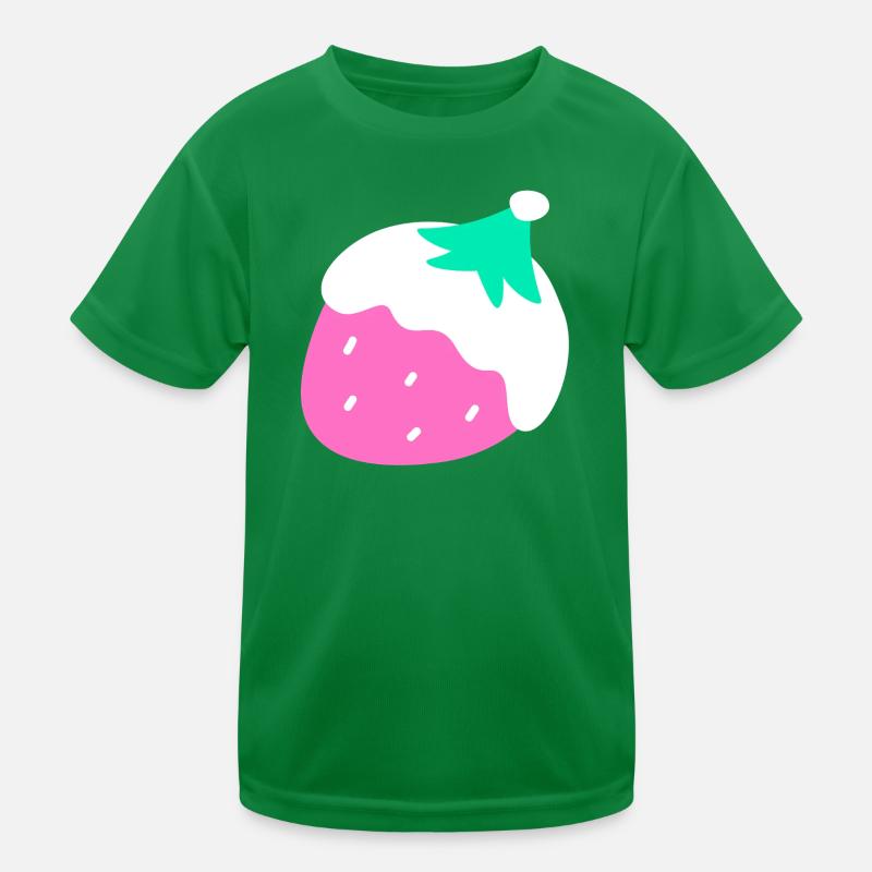 Erdbeeren – Weihnachten Kinder Funktions-T-Shirt