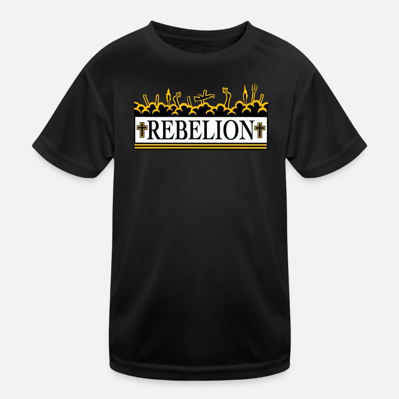 Rebellion Kinder Funktions-T-Shirt