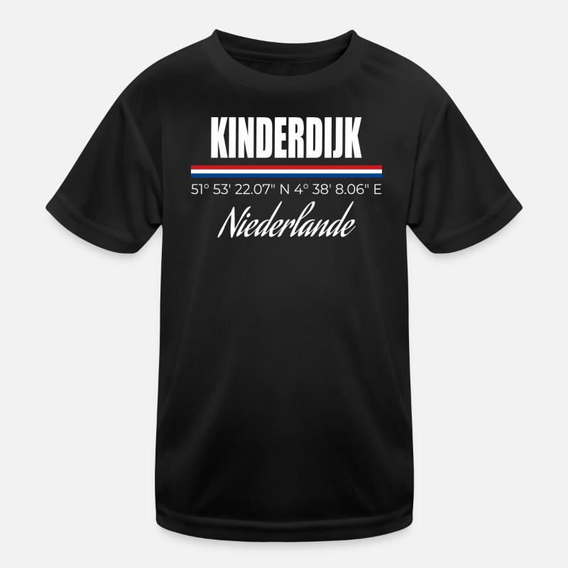 Kinderdijk Kinder Funktions-T-Shirt