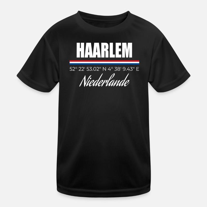 Haarlem Kinder Funktions-T-Shirt