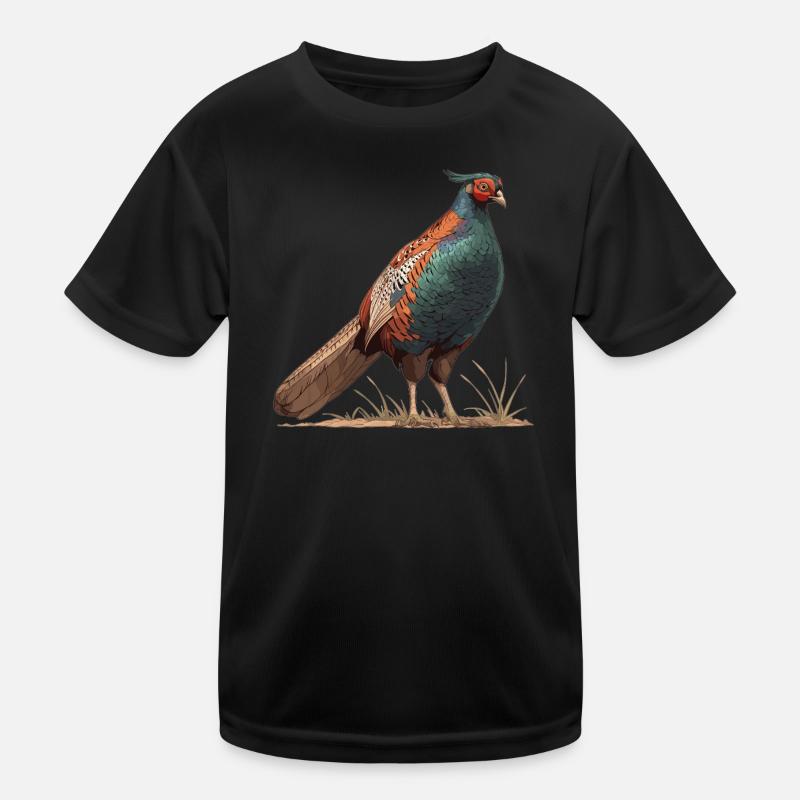 Pheasants Pheasant Kids Functional T-Shirt
